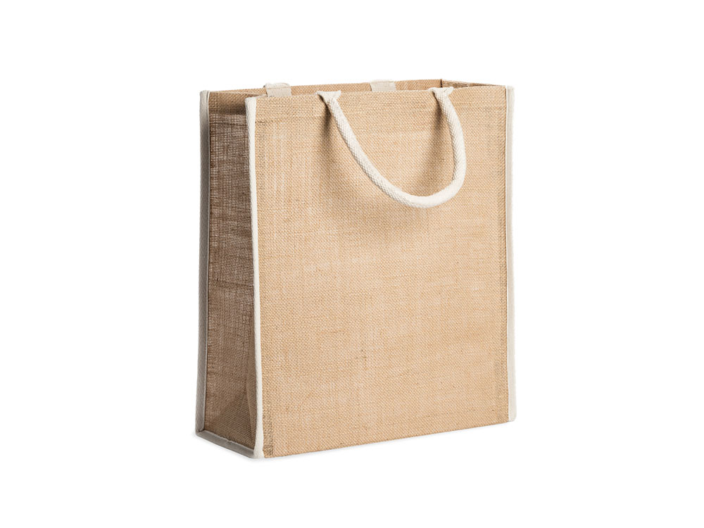 Сумка KOPER из натурального джута, бежевый-4