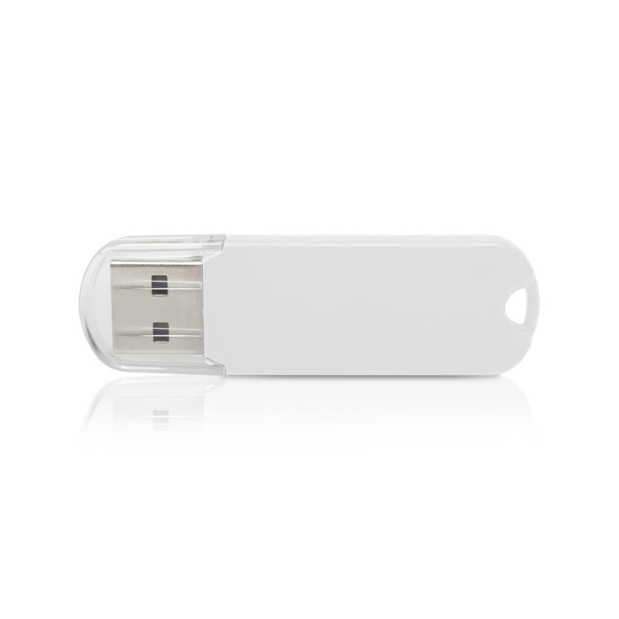 USB flash-карта UNIVERSAL, 8Гб, пластик, USB 2.0 , белый-1