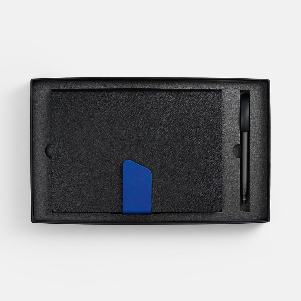 Набор Boom, черный с ярко-синим-2