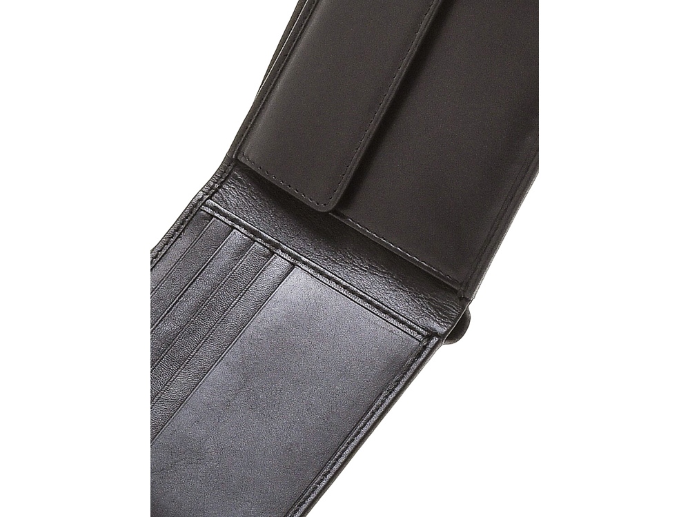 Портмоне BUGATTI АТЛАНТА | ATLANTA, чёрное, натуральная воловья кожа, 10,5х1х9 см-6