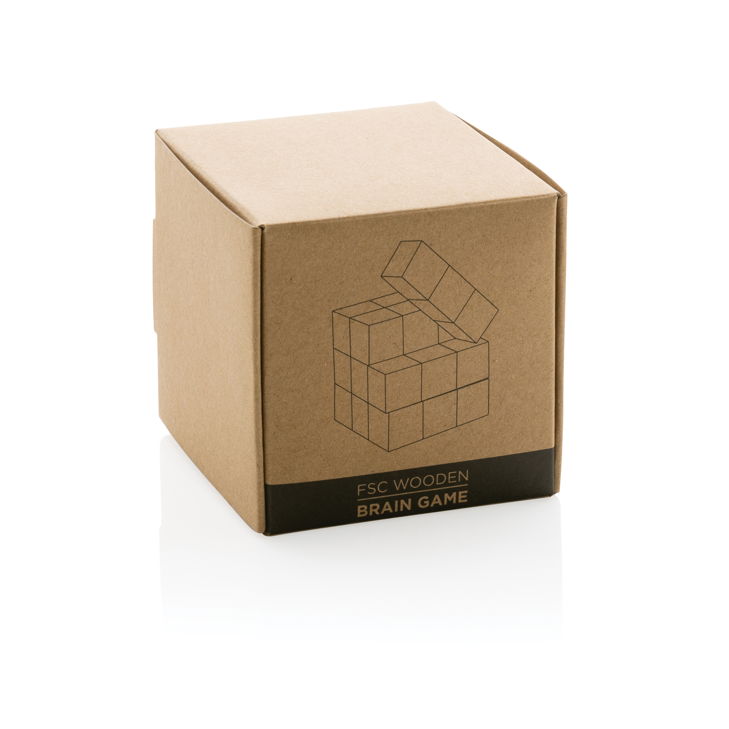 Головоломка из дерева FSC® в чехле из канваса-7