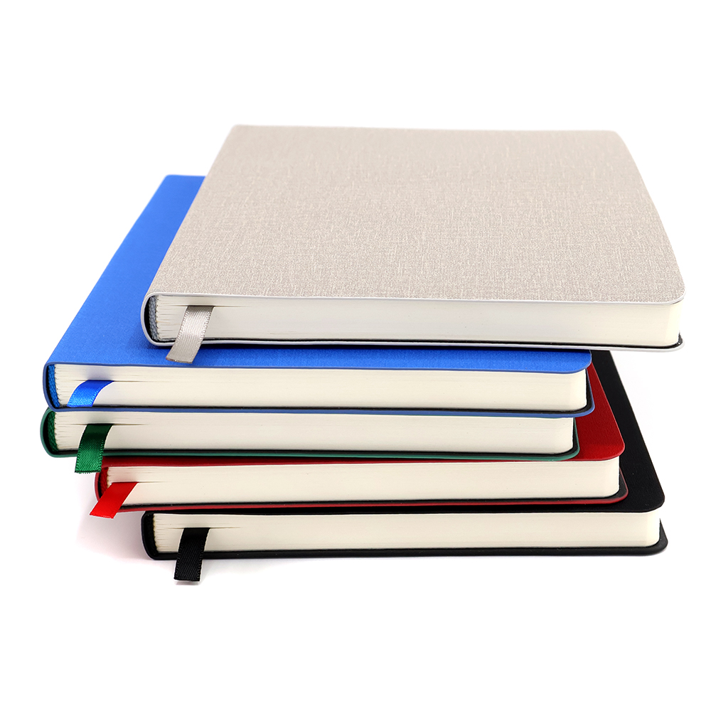 Ежедневник A5 недатированный Stefano в мягком переплёте, Светло-серый-4