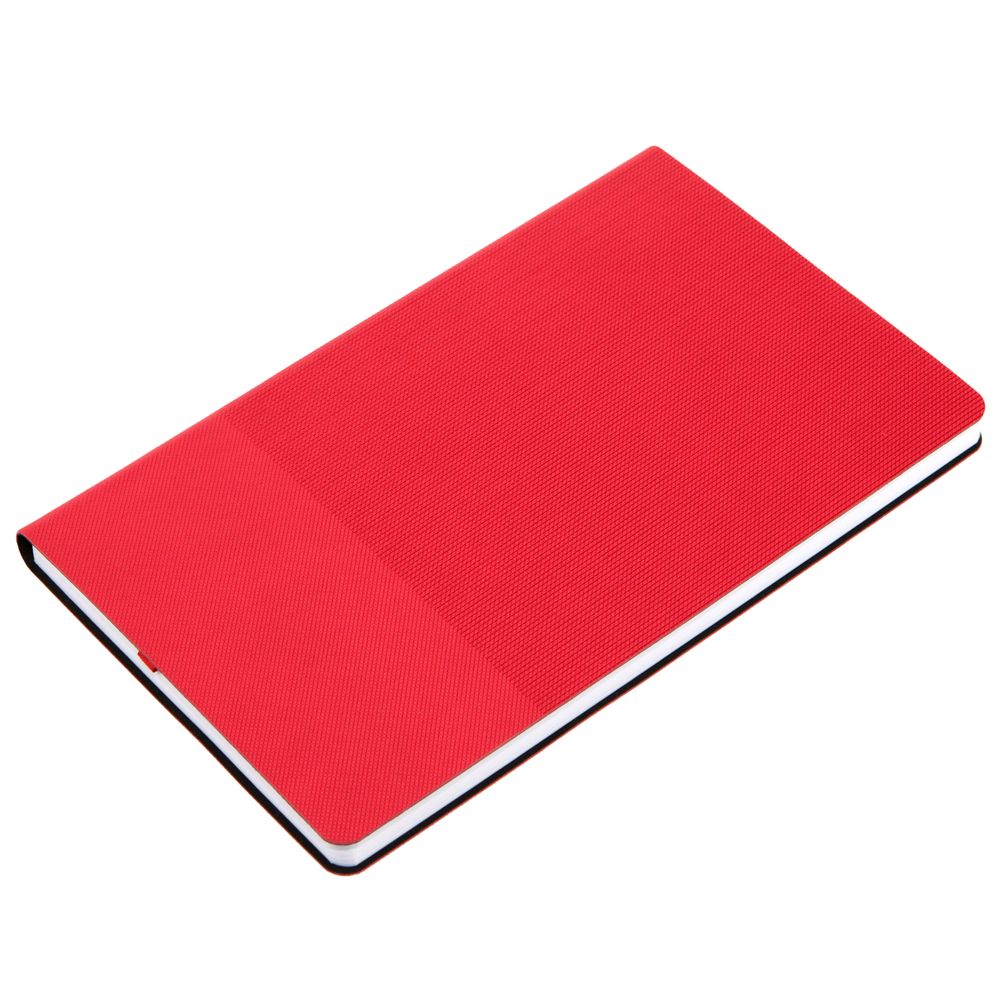 Ежедневник Knit, недатированный, красный-4