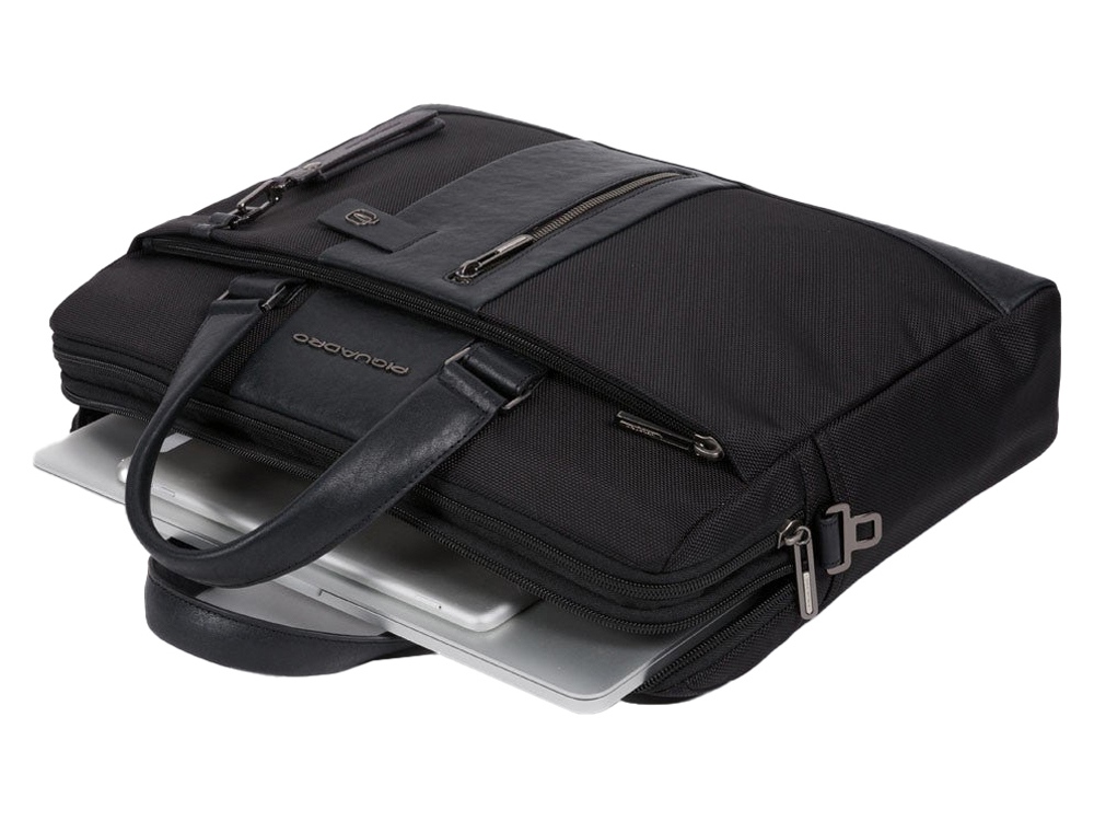 Сумка для ноутбука, Piquadro Brief, Черный-3