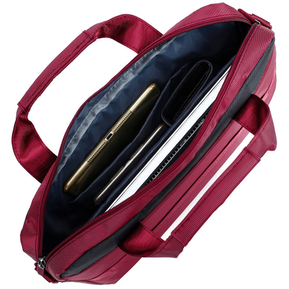 Сумка для ноутбука L245, бордовая-5