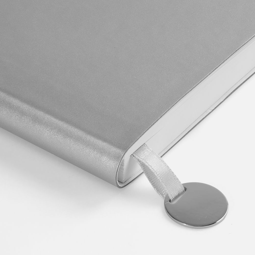 Ежедневник Waltz, недатированный, серебристый-4