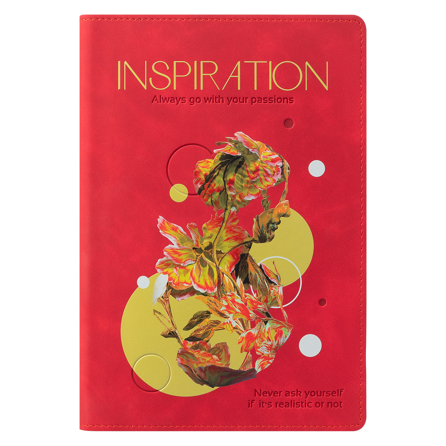 Ежедневник Verona недатированный, красный-12