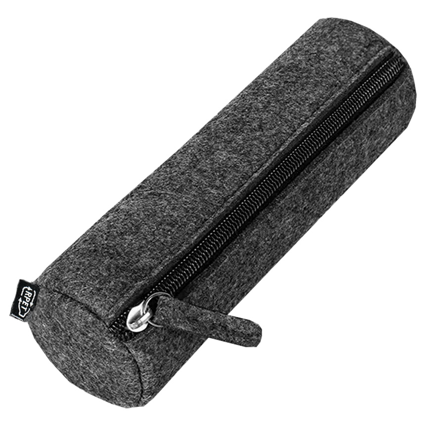 Пенал-косметичка FELTY 20,5х8,5 см, RPET фетр, темно-серый-1