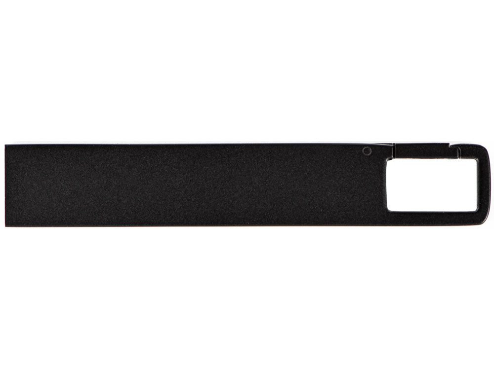 USB 2.0- флешка на 32 Гб c подсветкой логотипа Hook LED, темно-серый, синяя подсветка-2