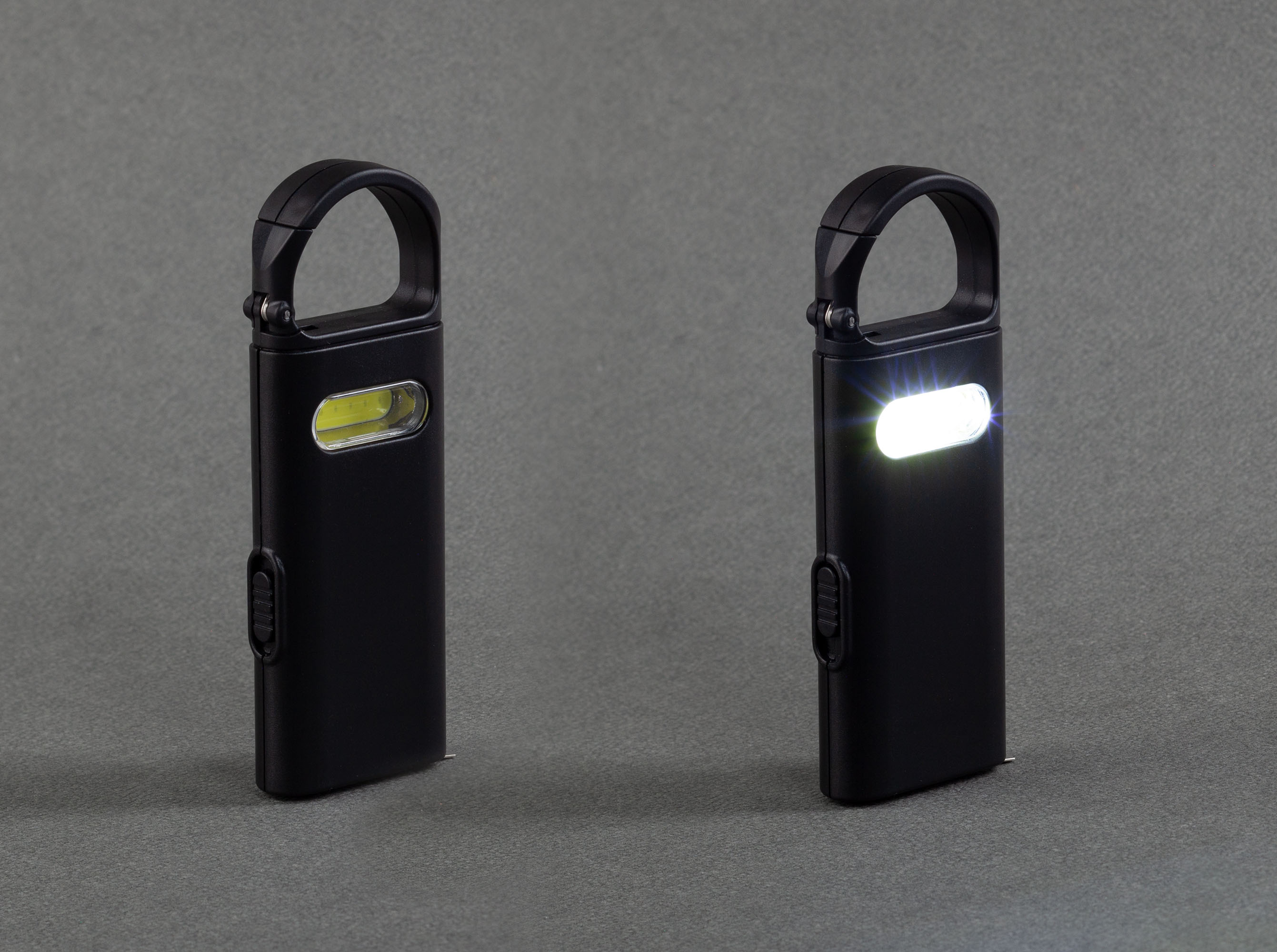 Фонарик "Spark" с рулеткой и карабином-2