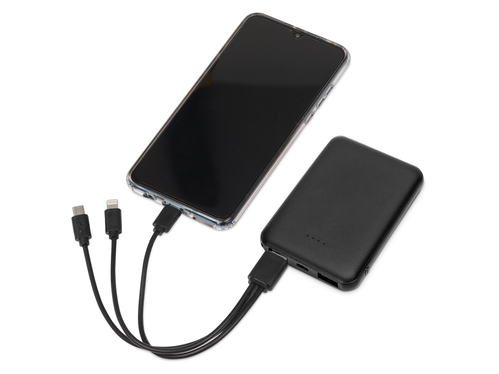 Портативное зарядное устройствоGrind, 5000 mAh, черный-2