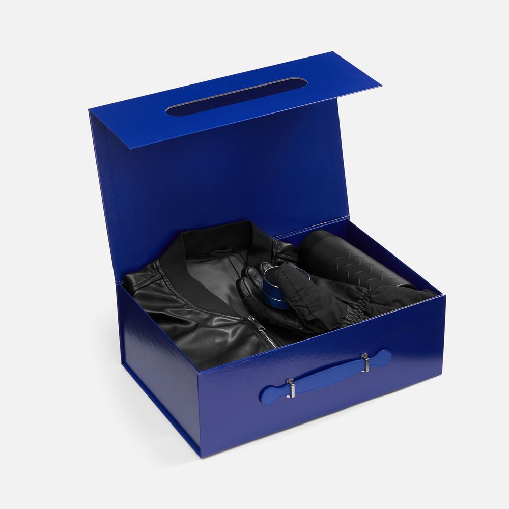 Коробка складная Holdfold, L, синяя-1