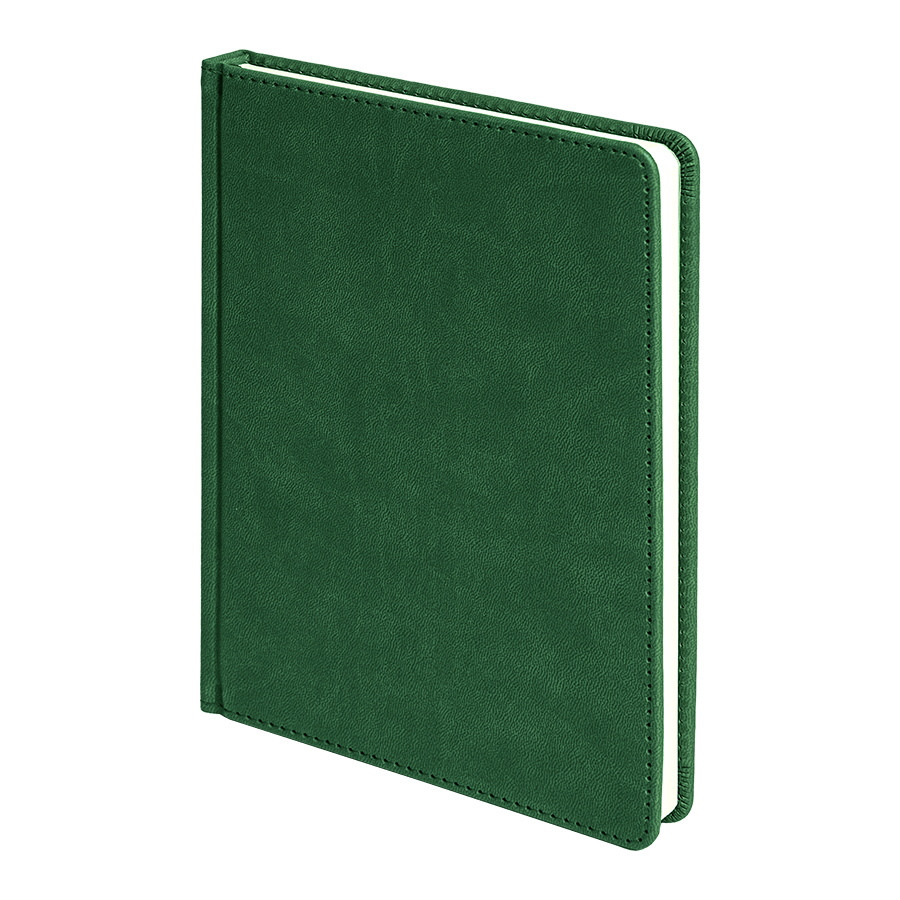 Ежедневник недатированный Bliss,  формат А5, в линейку, темно-зелёный-0