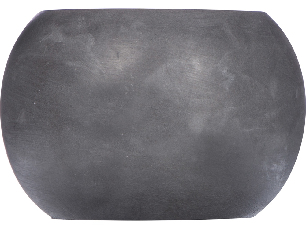 Круглая свечка в бетоне, фитиль дерево, oud wood-4