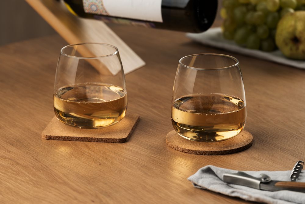 Набор из 4 костеров Suberic, круг-2