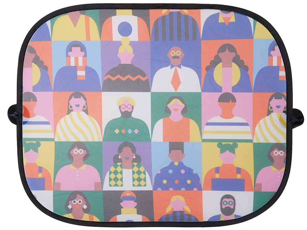 Комплект из 2-х автомобильных солнцезащитных экранов с возможностью полноцветной печати-13