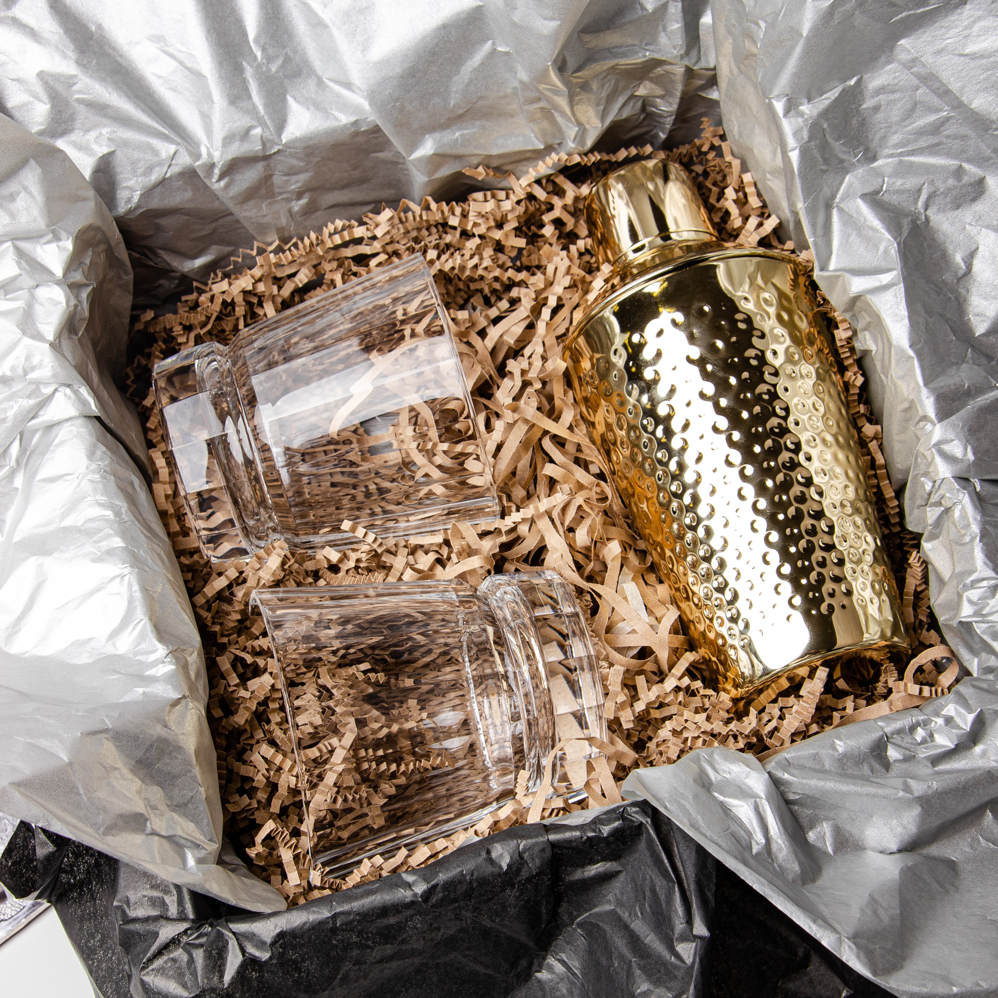 Подарочный набор Let’s shake "Семейный бармен", прозрачный с толстым дном-0