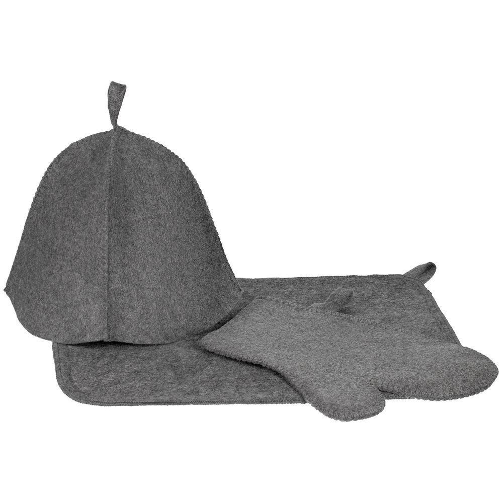 Набор для бани «Парилка», ver.2, серый-0