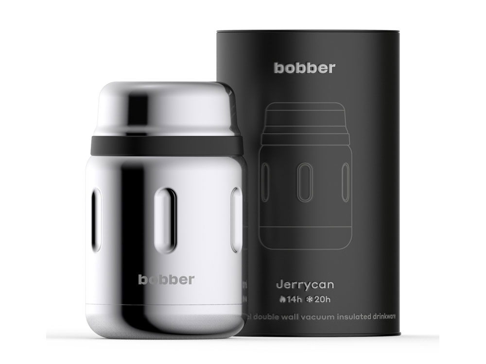 Термос для еды, вакуумный, бытовой, тм bobber. Объем 0.7 литра. Артикул Jerrycan-700 Glossy-0