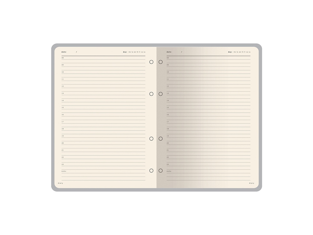 Ежедневник недатированный В5 Toscana, черный-4