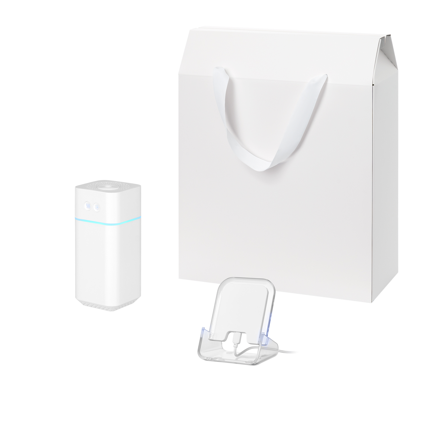 Подарочный набор Cloud NEO, Gloss NEO, белый (увлажнитель воздуха, зарядное устройство)-0