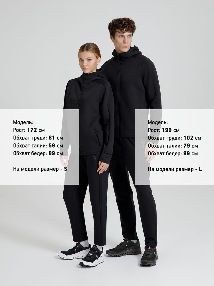 Куртка с капюшоном унисекс Begi, черная-10