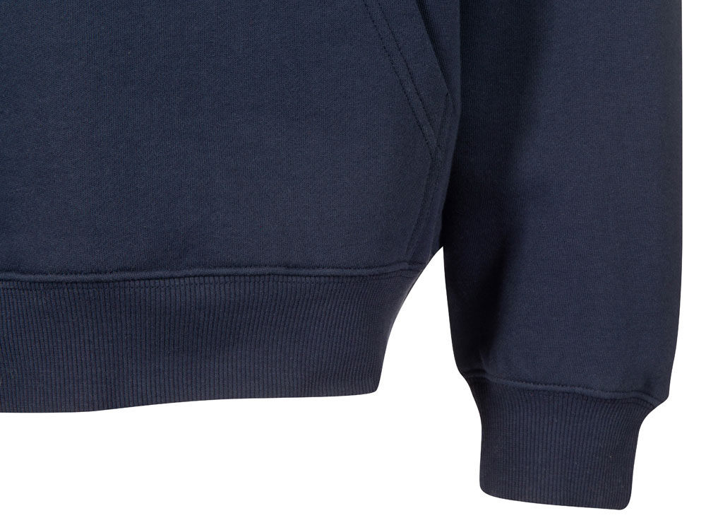 Толстовка с капюшоном оверсайз Berlin унисекс, темно-синий-11