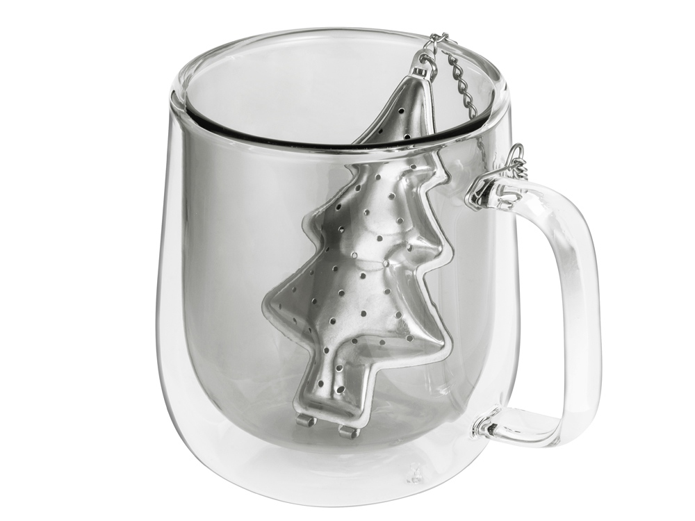 Набор Bergamot: кружка и ситечко для чая, черный-1