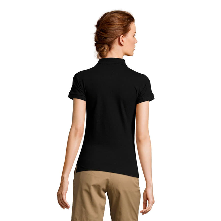 Рубашка поло женская PEOPLE 210, черный-2