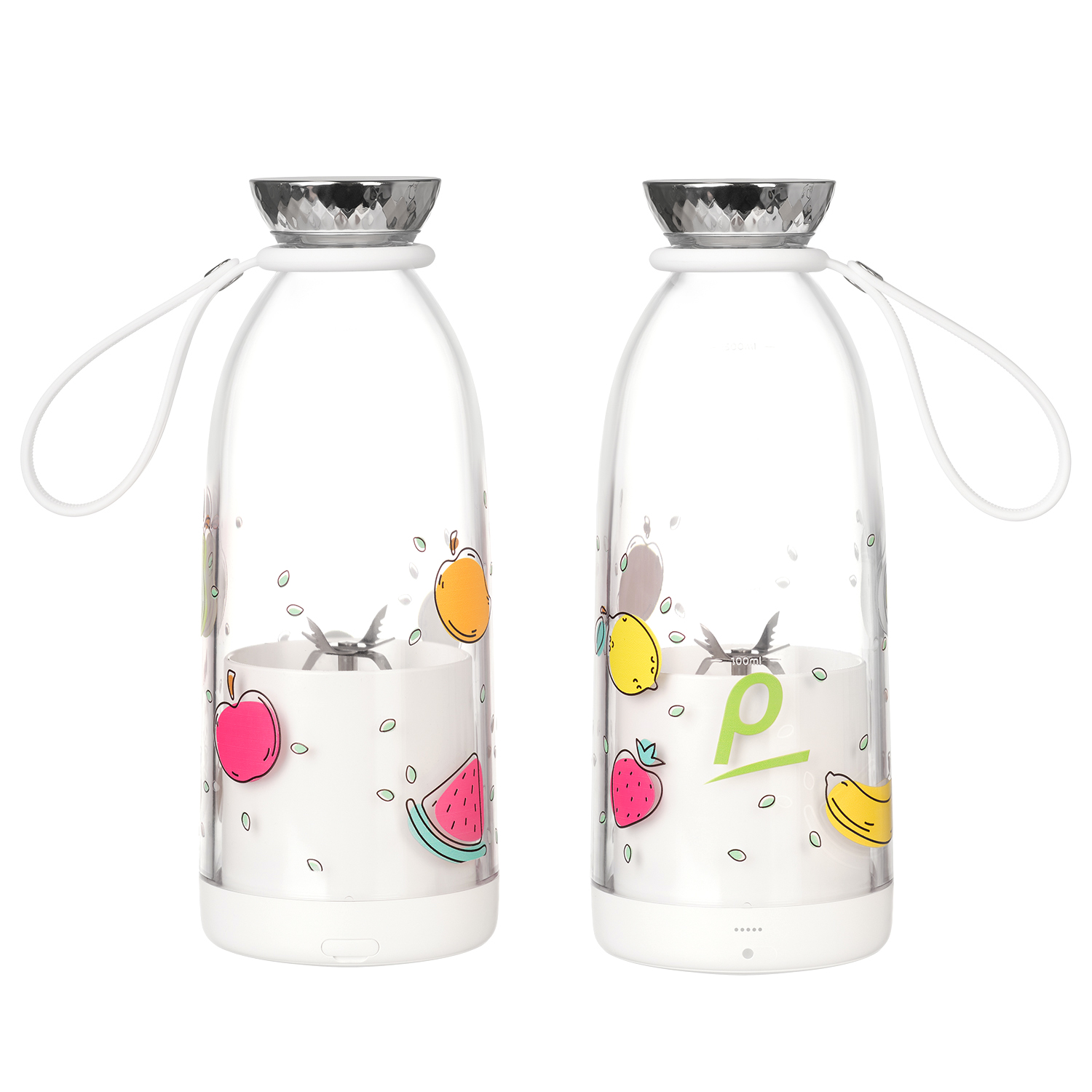 Блендер портативный Фрутта (Frutta), белый-11