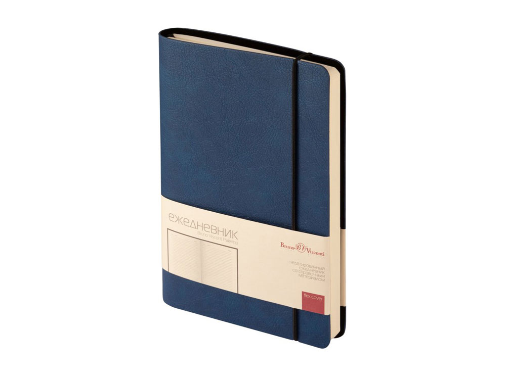 Ежедневник недатированный А5 Palermo, синий-0