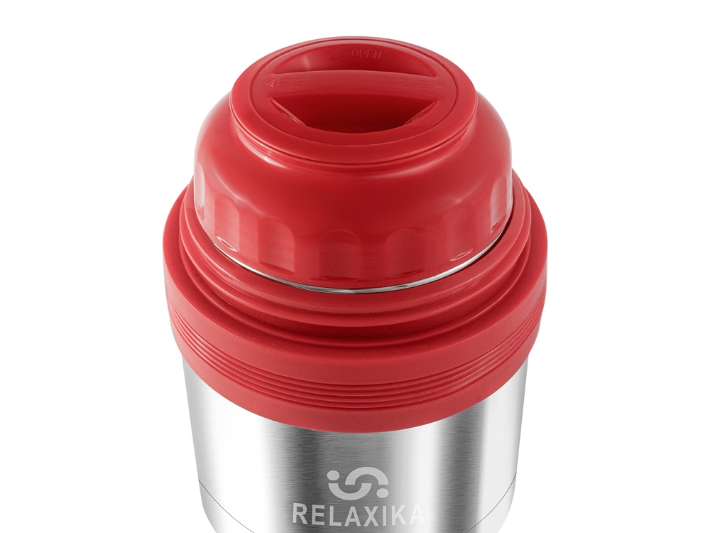 Термос универсальный (для еды и напитков) Relaxika 201, 500 мл, стальной-4