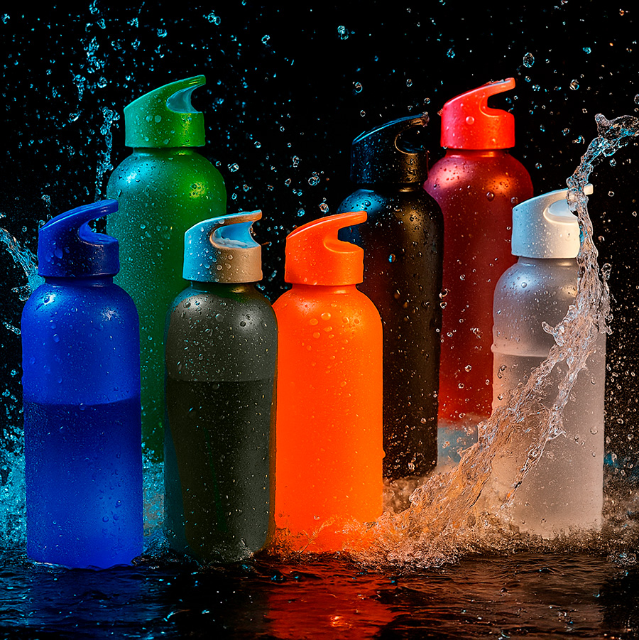 Бутылка для воды LIQUID 2, зеленый-5