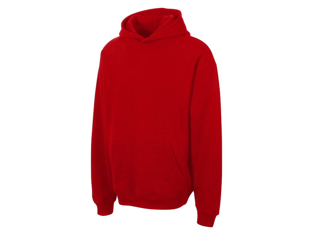 Толстовка с капюшоном оверсайз Berlin унисекс, красный-6