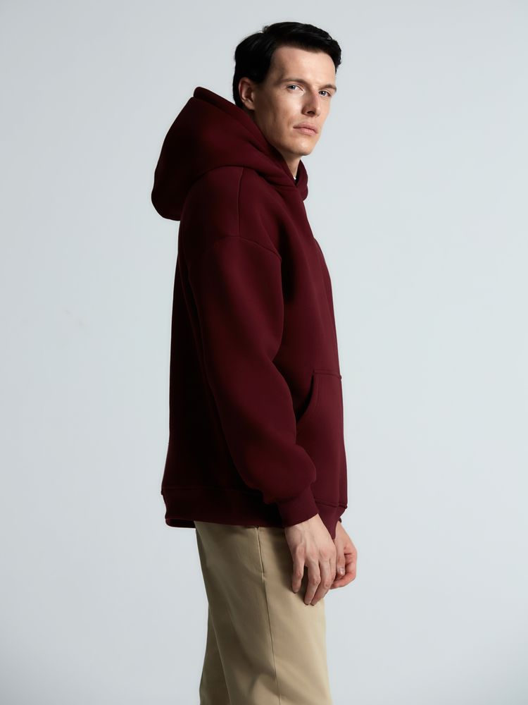 Худи Kulonga Oversize, бордовое-4