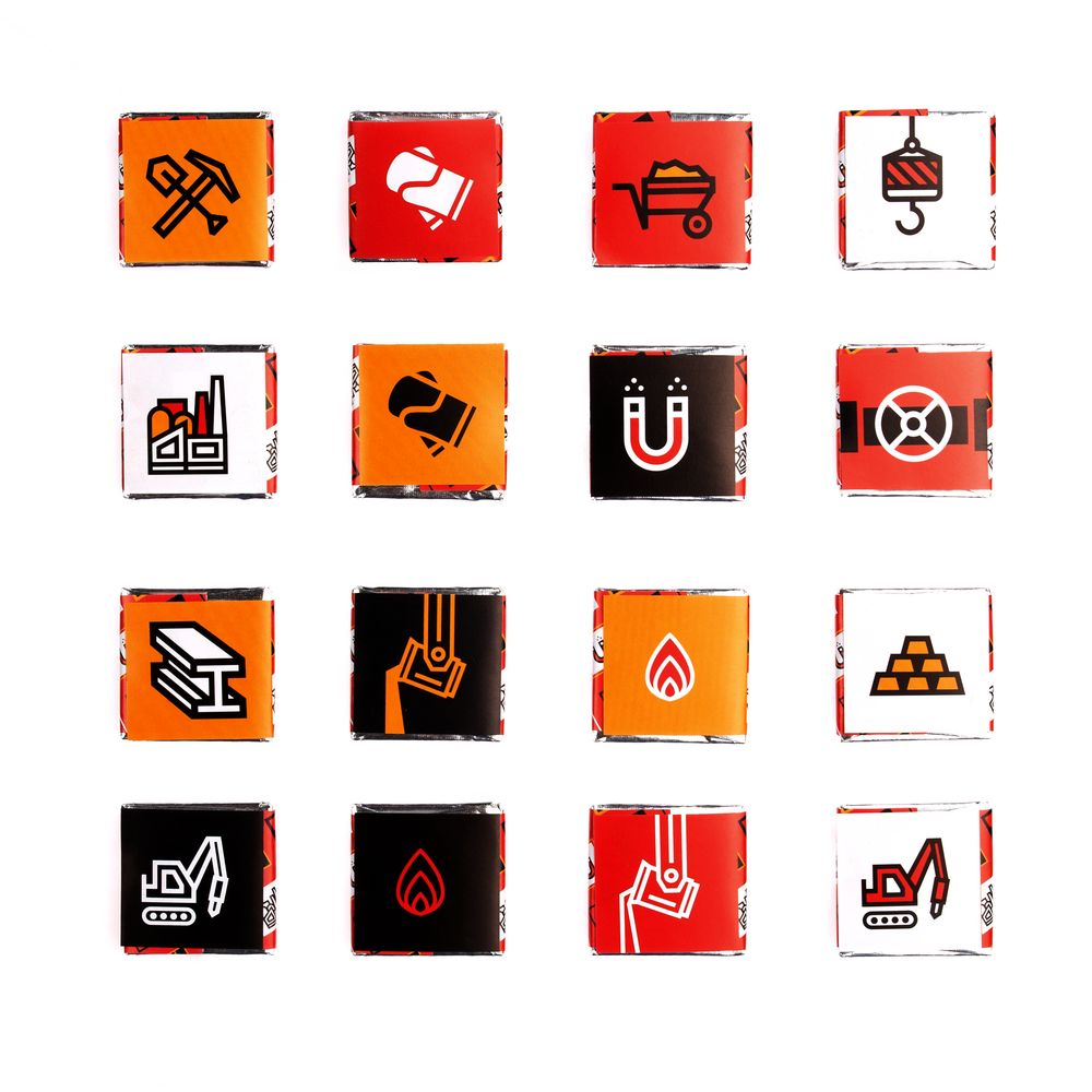 Набор с горьким шоколадом Industry, металлургия-2