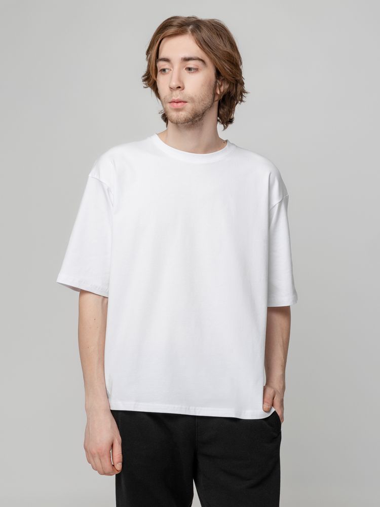 Футболка унисекс оверсайз Street Vibes, молочно-белая-1