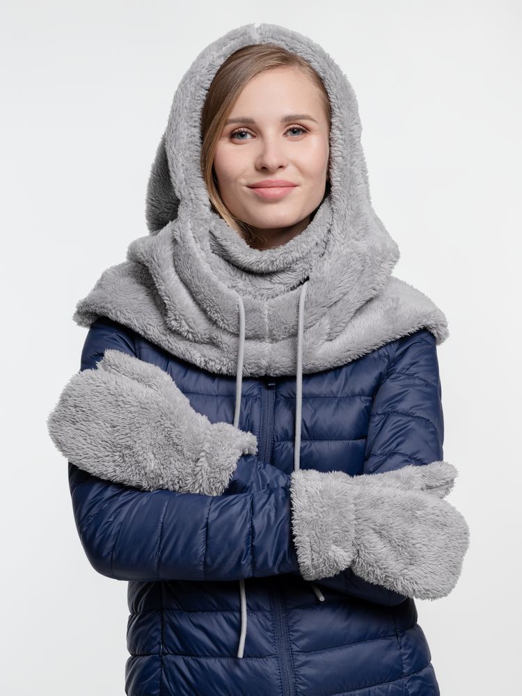 Балаклава-капюшон Flocky, серая-2