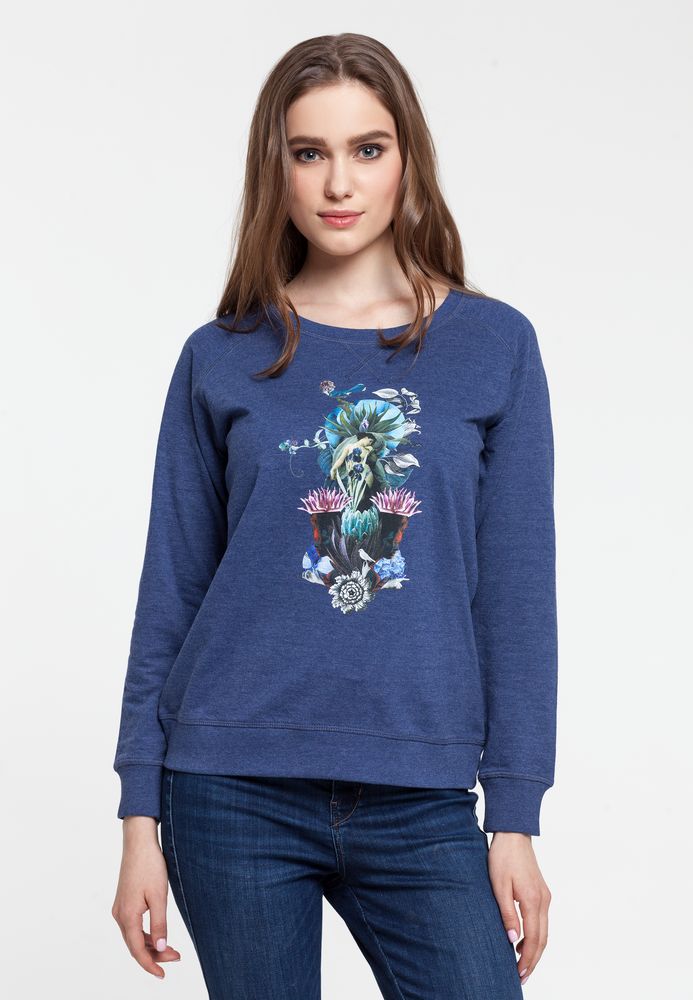 Толстовка Beauty Sleep, синий меланж-1