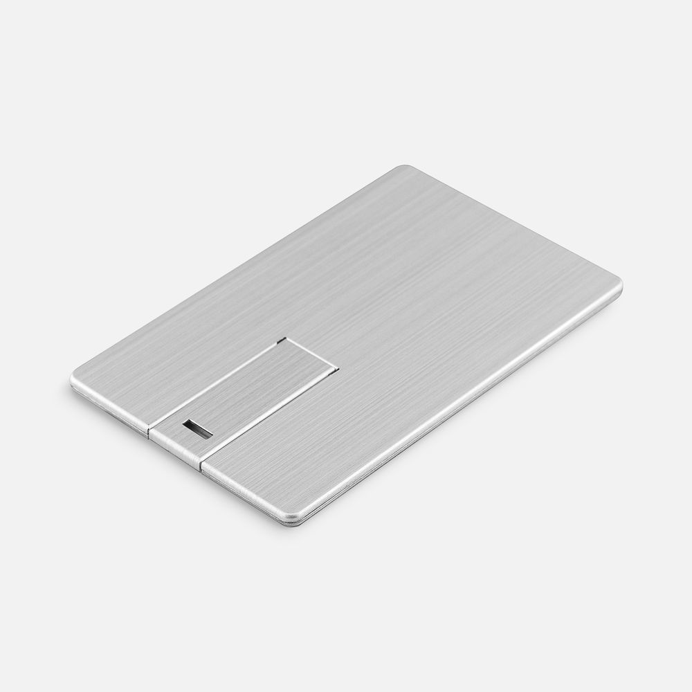 Флешка Platinum Card, 32 Гб, серебристая-0