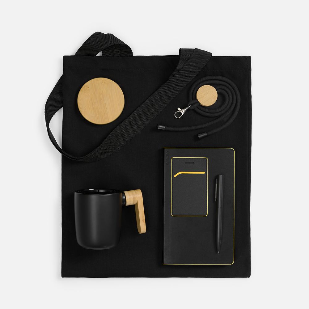 Набор Trait Office, черный с желтым-1