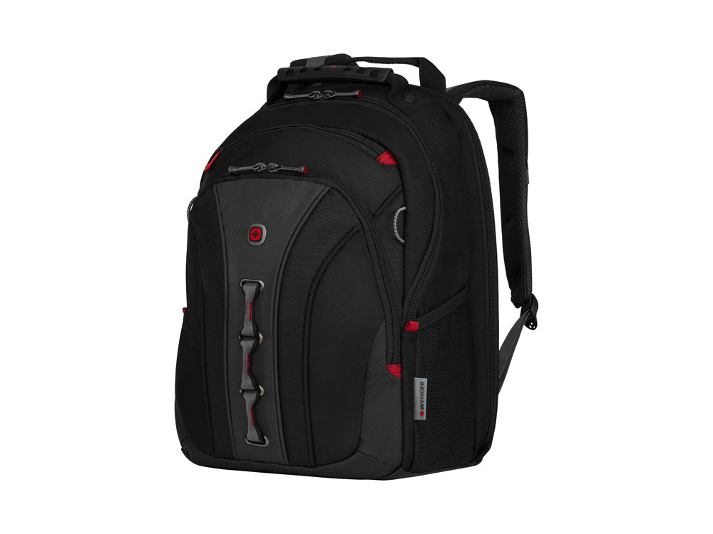 Рюкзак Legacy WENGER 16'', черный/серый, полиэстер/ПВХ, 35 x 25 x 45 см, 21 л-0