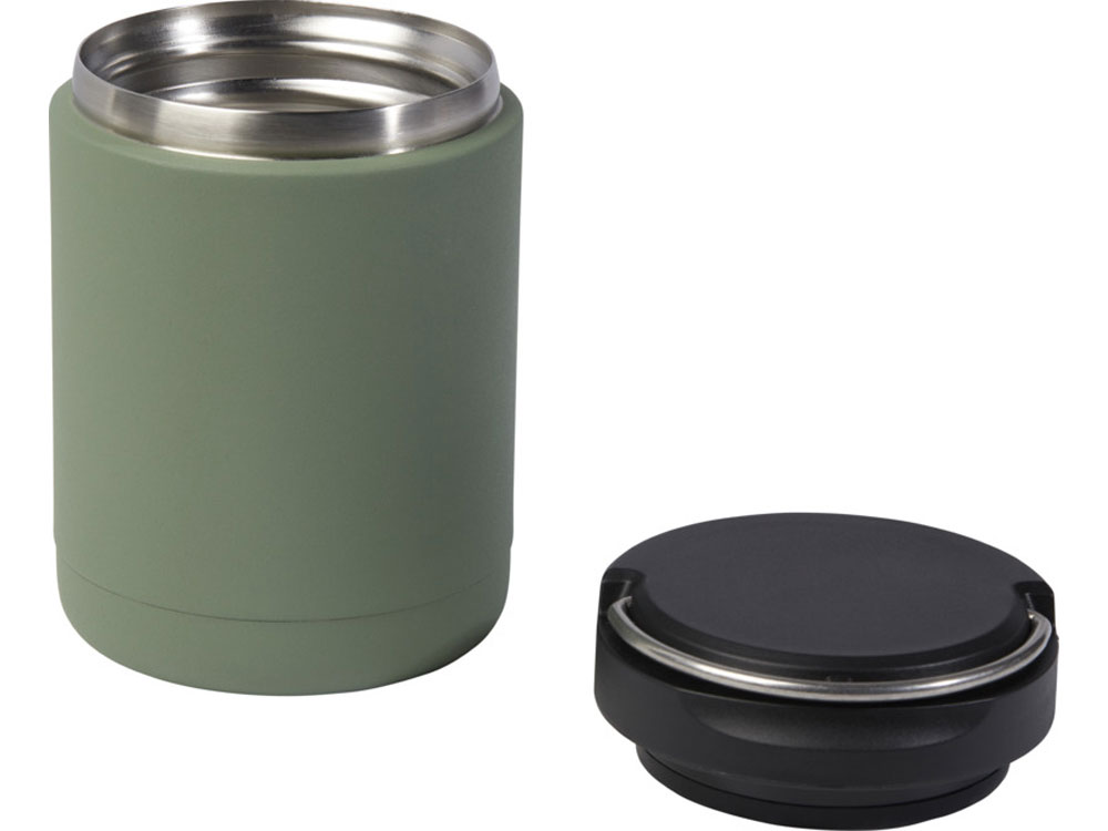Пищевой контейнер Doveron объемом 500 мл из переработанной нержавеющей стали, ярко-зеленый-3