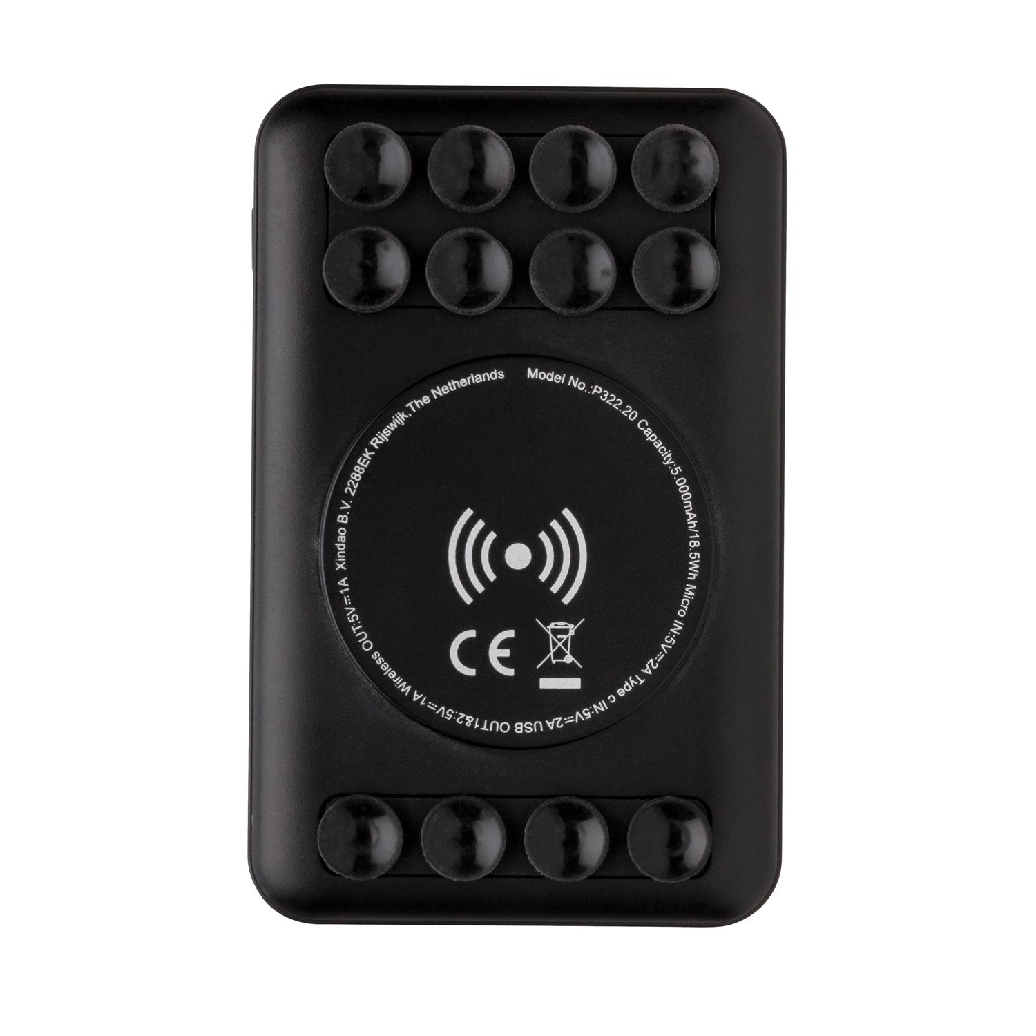 Карманный внешний аккумулятор с функцией беспроводной зарядки, 5000 мАч-7