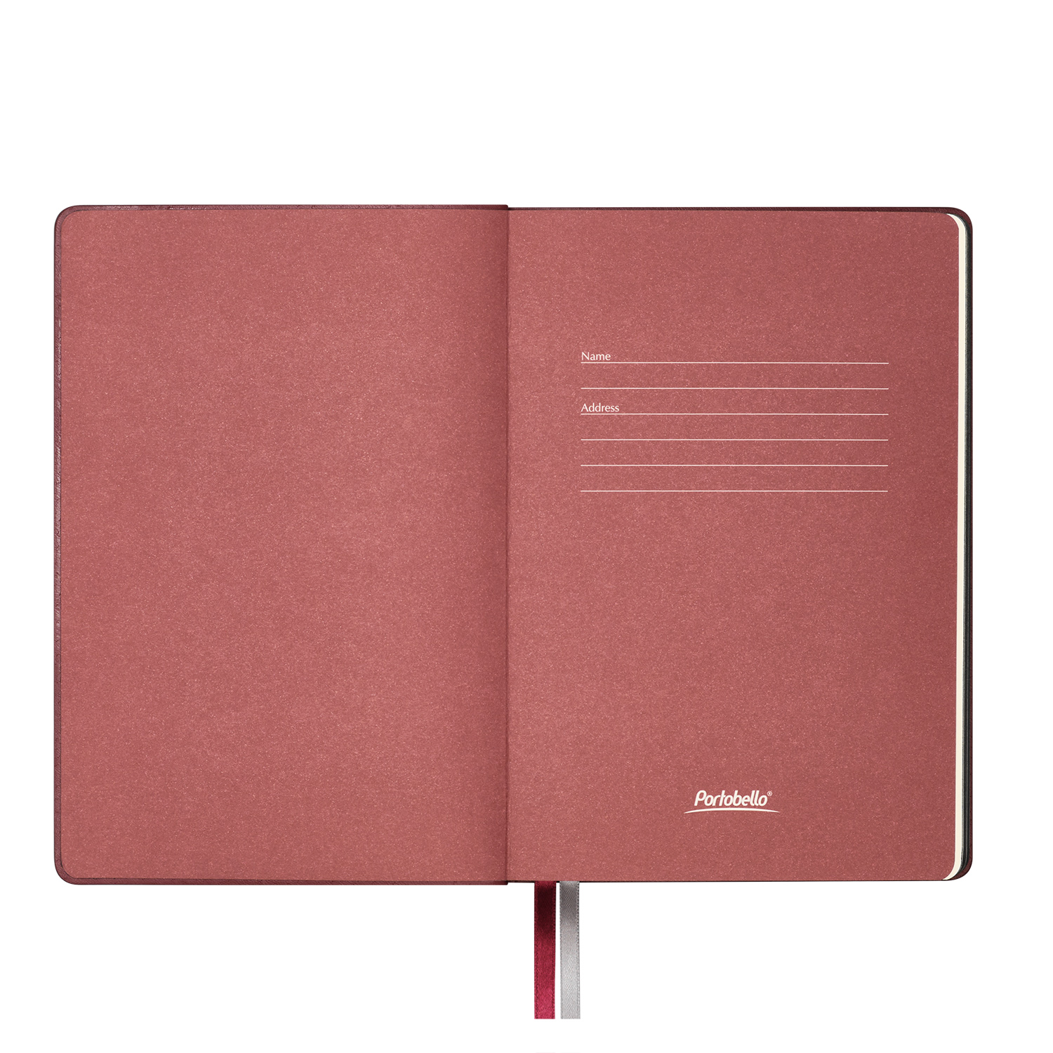 Ежедневник Мун Ривер (Moon River) недатированный, бургунди-4