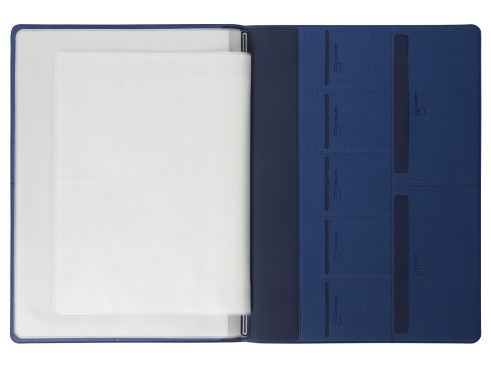 Органайзер Favor для семейных документов на 4 комплекта документов, формат А4, синий-7