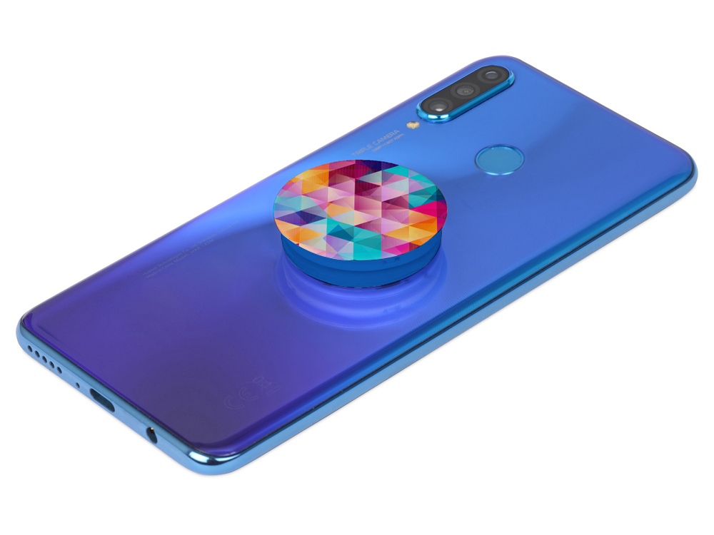 Держатель для телефона Pop Stand, синий-5