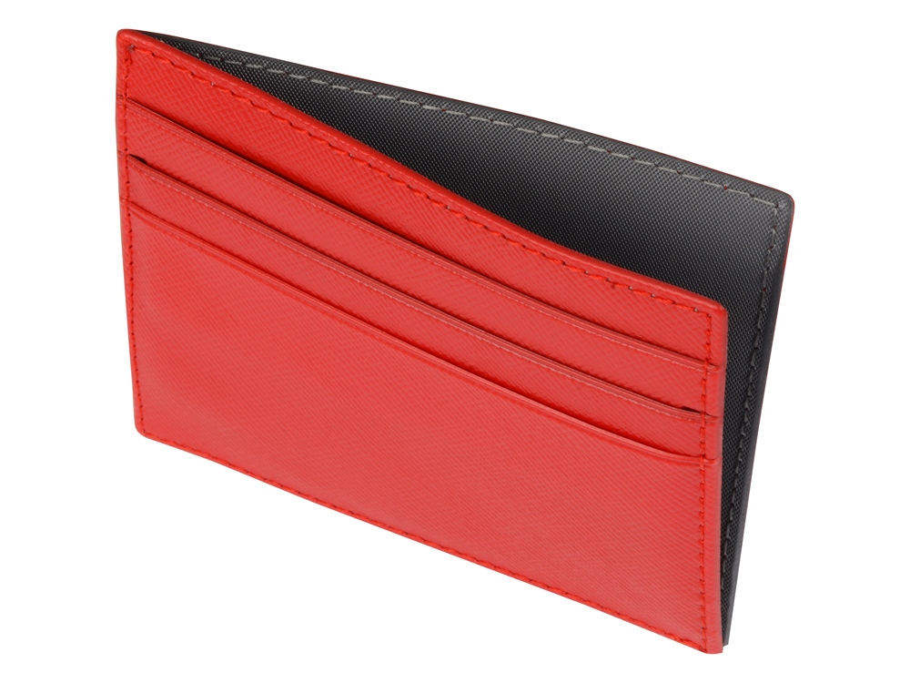 Чехол для карточек и купюр Weekend из ПВХ, красный-3