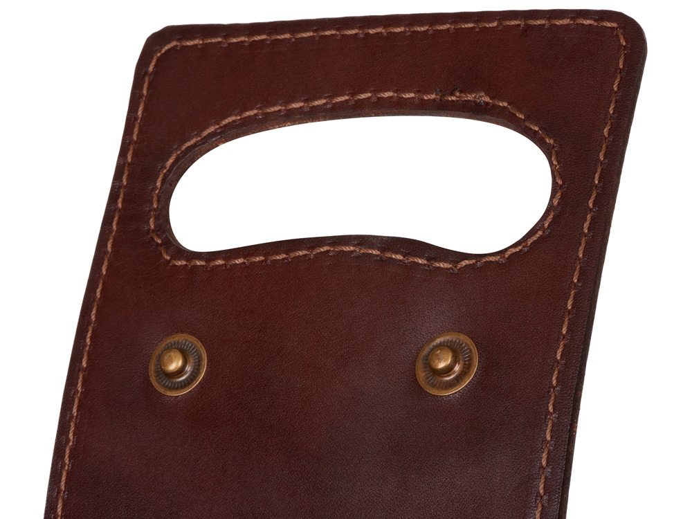 Футляр-тубус из натуральной кожи: материал: натуральная кожа КРС, цвет коричневый-3