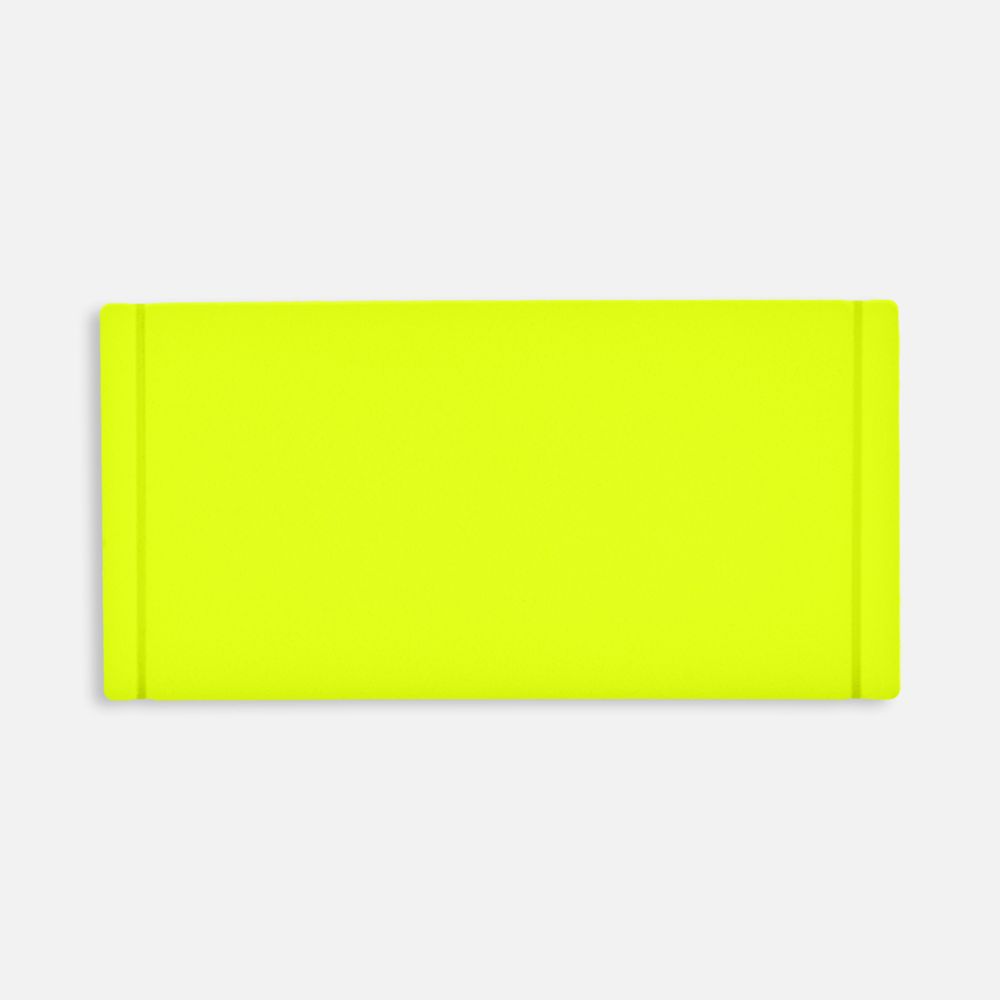 Лейбл из ПВХ Dzeta, XS, желтый неон-0